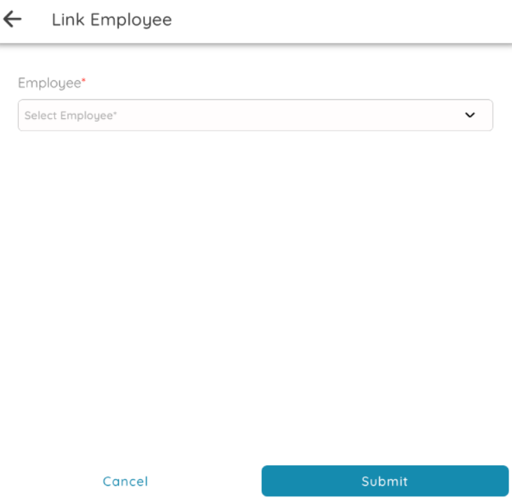 User management interface