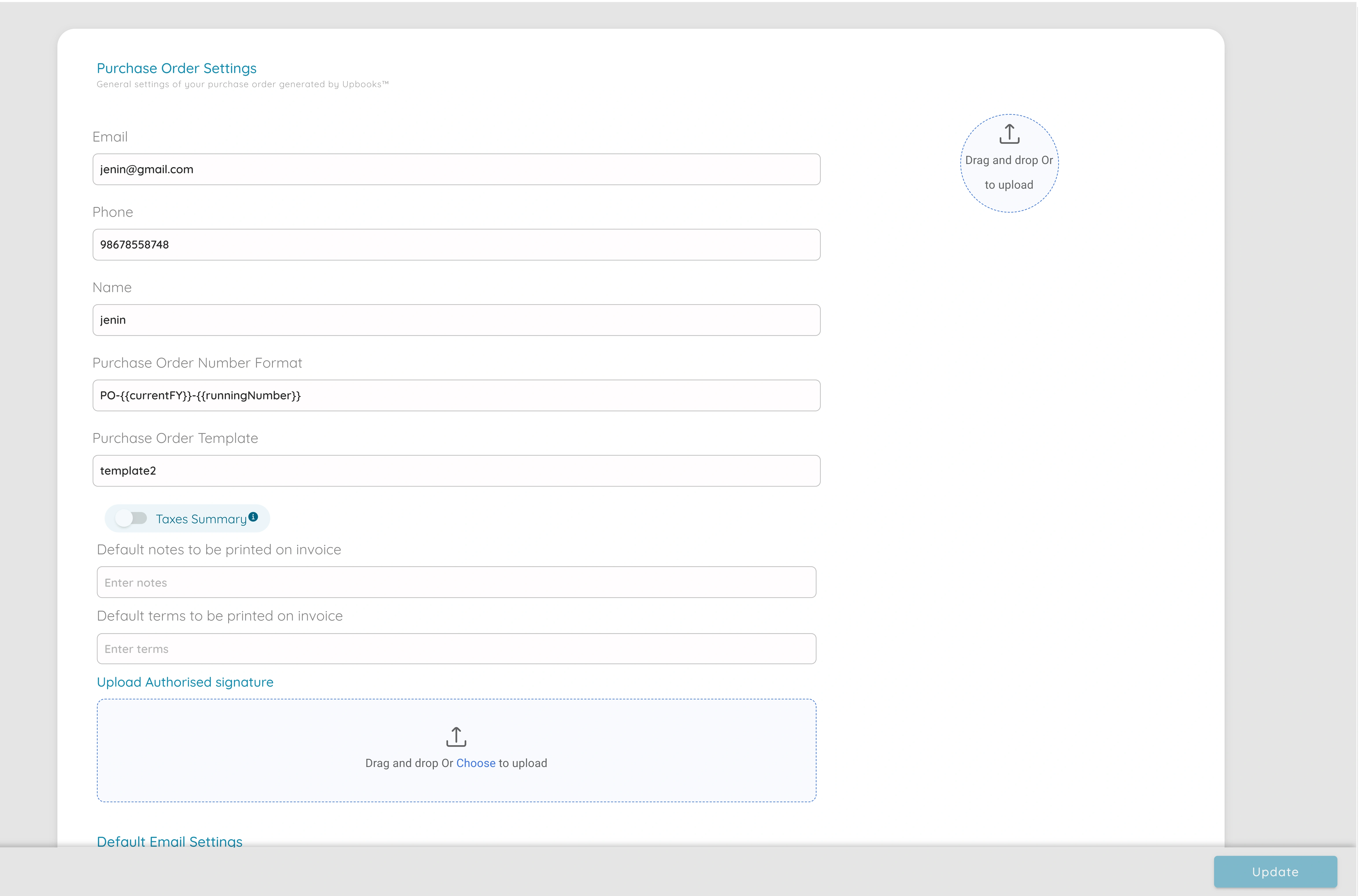Auto purchase order illustration