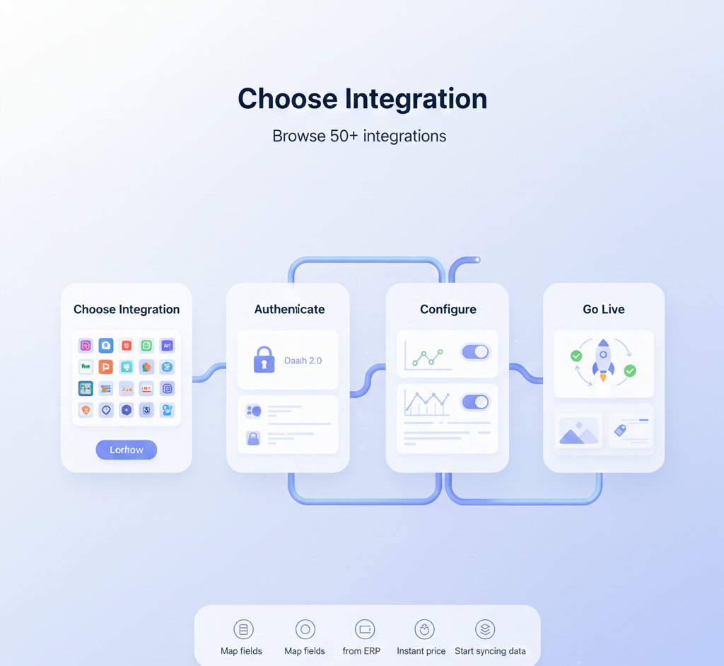 Integration steps visual
