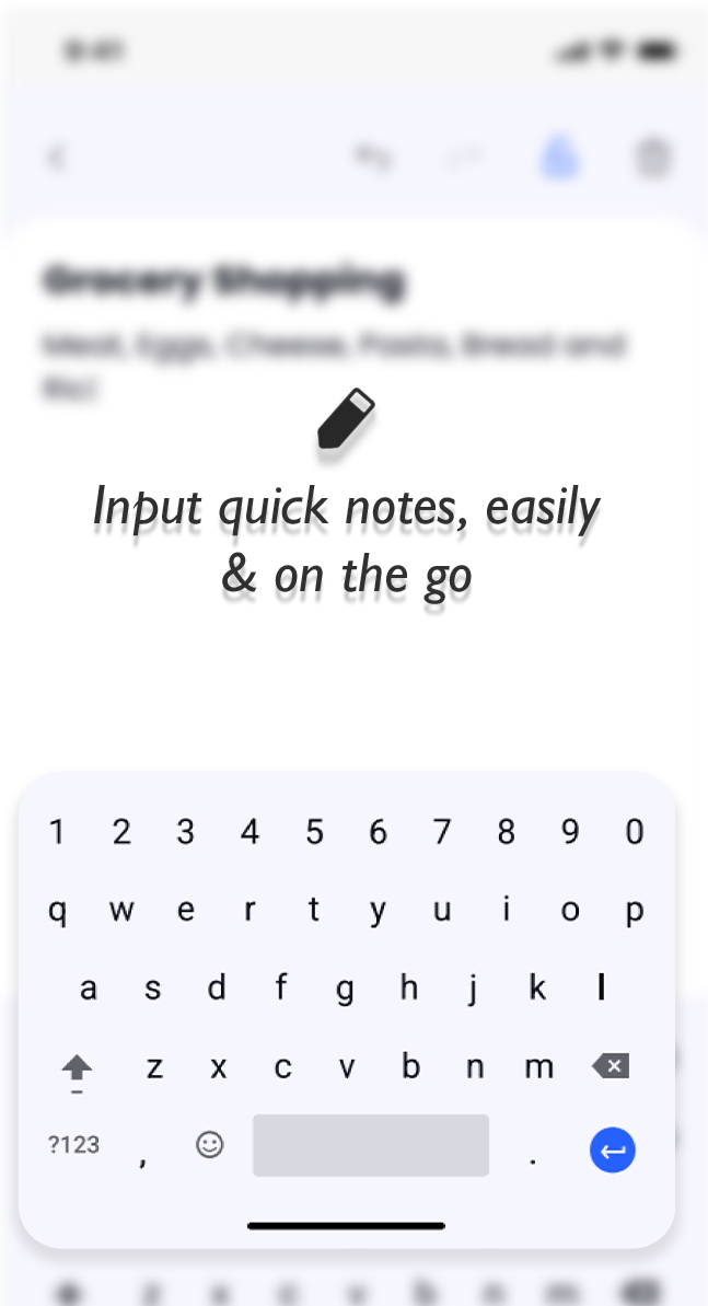 Creating and editing notes
