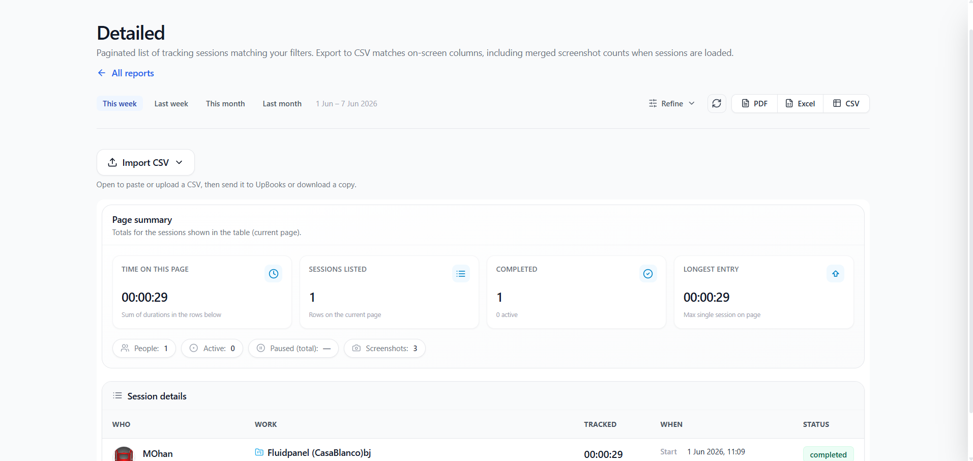 UpLog - Reports - 4