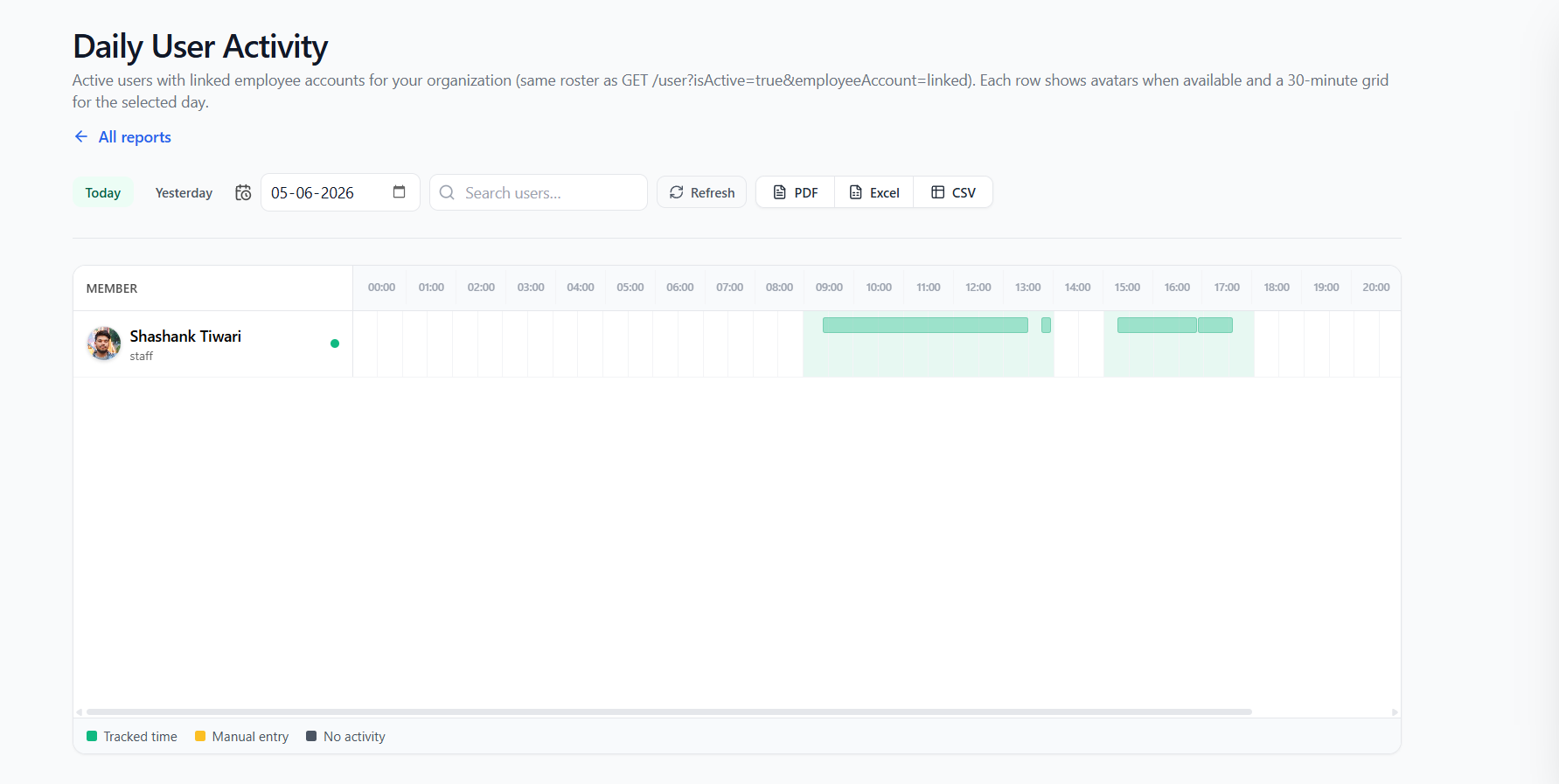 UpLog - Reports - 7